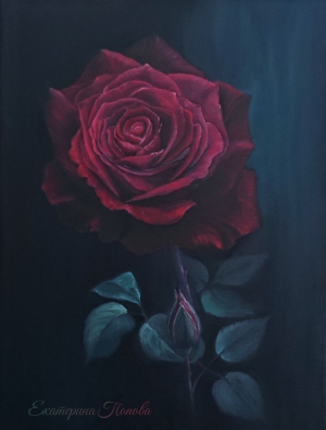 Рисунки учеников с курса Розы маслом